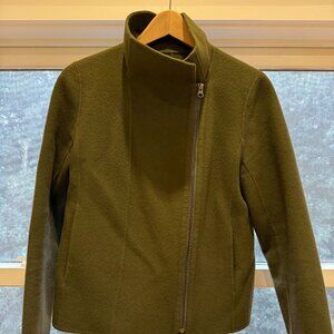 Vince Green Wool Funnel Jacket - Excellent Condition